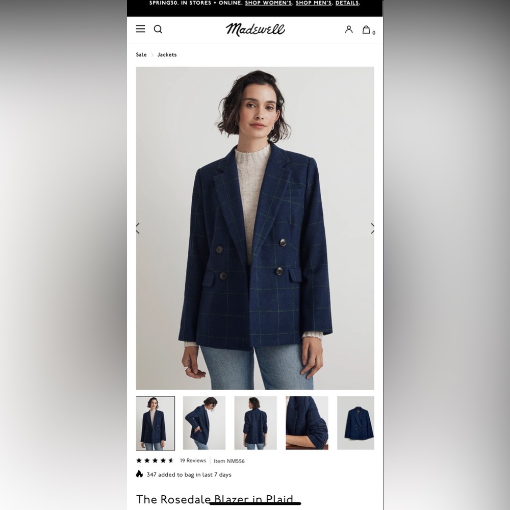 NWT Madewell Blazer